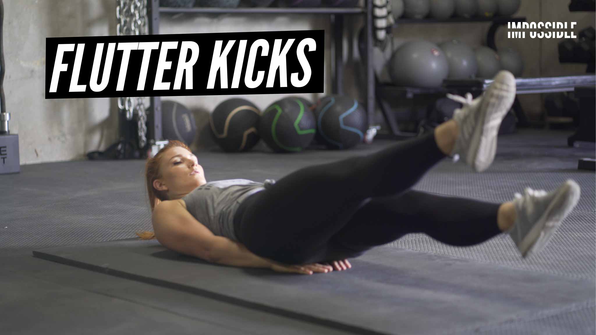 Flutter Kicks Demonstration IMPOSSIBLE Fitness